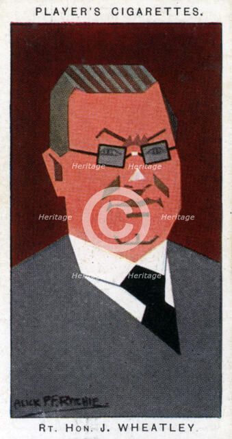 John Wheatley, Scottish politician, 1926.Artist: Alick P F Ritchie