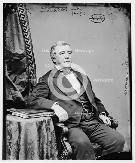 John White Stevenson of Kentucky, between 1860 and 1875. Creator: Unknown.