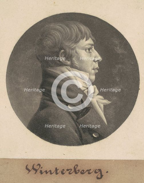 John Winterberry, 1805. Creator: Charles Balthazar Julien Févret de Saint-Mémin.