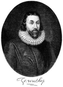 John Winthrop, English Puritan settler in America, 17th century (c1880)