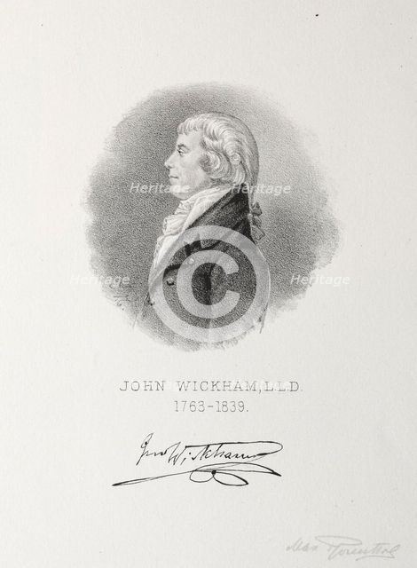 John Wickham. Creator: Max Rosenthal (American, 1833-1918).