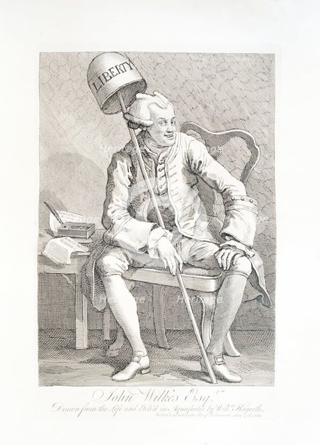 John Wilkes, 1763. Creator: William Hogarth.