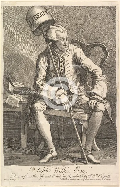 John Wilkes, Esq., May 16, 1763. Creator: William Hogarth.