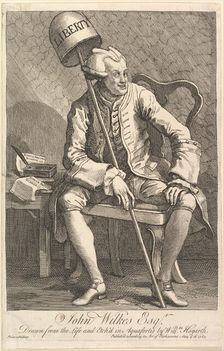 John Wilkes, Esq., May 16, 1763. Creator: William Hogarth