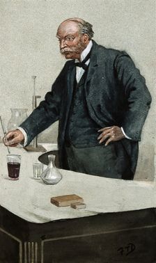 John William Strutt, 3rd Baron Rayleigh, 1899. Creator: Frederick Thomas Dalton