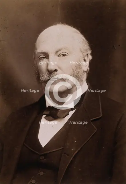 John William Strutt, Lord Rayleigh, c1900s. Creator: Elliott & Fry.