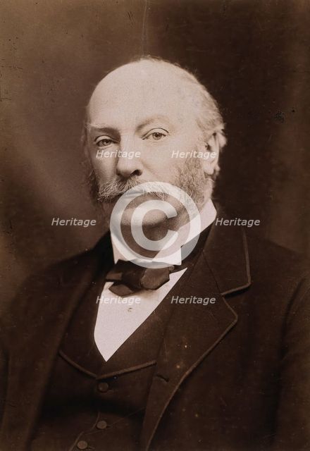 John William Strutt, Lord Rayleigh, c1900s. Creator: Elliott & Fry.