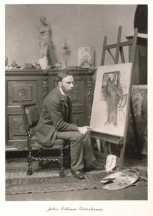 John William Waterhouse, RA, c1889-1891. Creator: Ralph W Robinson