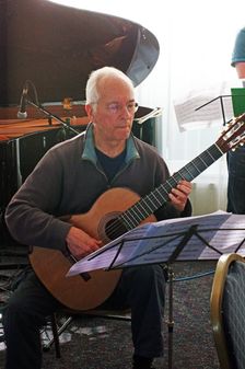 John Williams, Watermill Jazz Club, Dorking, Surrey, UK, 14 May 2019. Creator: Brian O'Connor