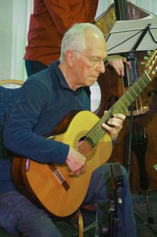 John Williams, Watermill Jazz Club, Dorking, Surrey, UK, 14 May 2019. Creator: Brian O'Connor