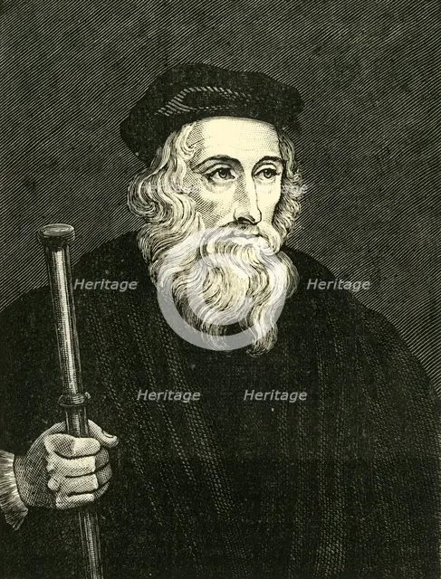 'John Wyclif', (1320s-1384), 1890.   Creator: Unknown.