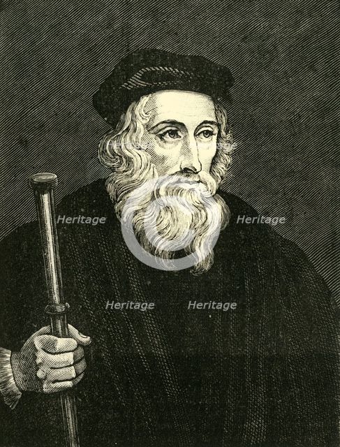 'John Wyclif', (1320s-1384), 1890.   Creator: Unknown.