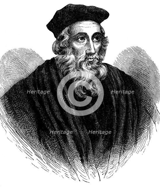 John Wycliffe (1320-1384), English theologian.