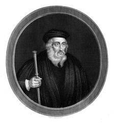 John Wycliffe, 14th century English religious reformer, 1851