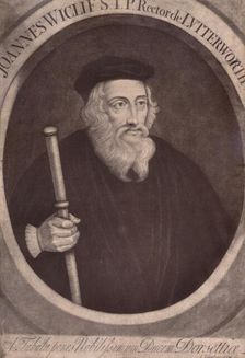 John Wycliffe, English theologian and religious reformer, 18th century (1894). Artist: Alexander van Haecken