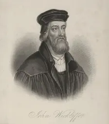 John Wycliffe, religious reformer and theologian, c1370-c1384, (1834-1837). Creator: Samuel Freeman
