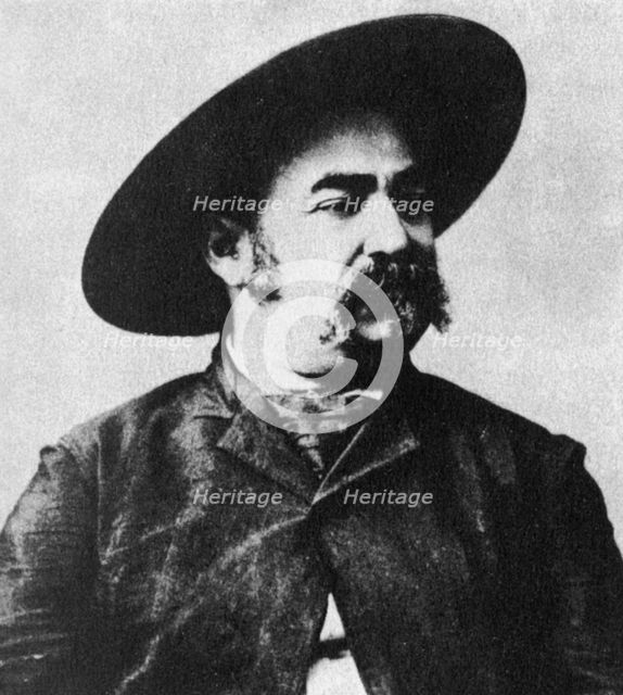 John X Beidler, leader of the Montana Vigilantes, c1860s (1954). Artist: Unknown