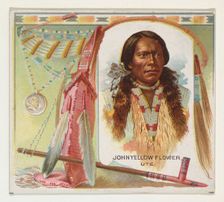 John Yellow Flower, Ute, from the American Indian Chiefs series (N36) for Allen & Ginter C..., 1888. Creator: Allen & Ginter