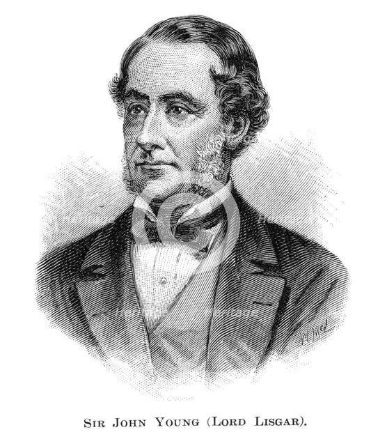 John Young, 1st Baron Lisgar, Governor of New South Wales, (1886).Artist: W Macleod
