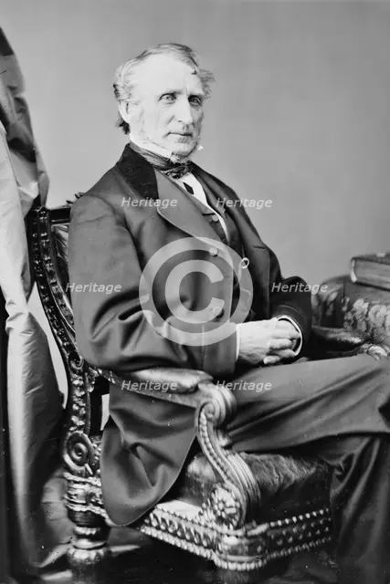 John A. Bingham of Ohio, between 1860 and 1875. Creator: Unknown.