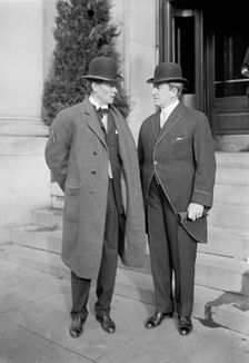 John A. Dix, Governor of New York, Right, with Sulzer, 1912. Creator: Harris & Ewing