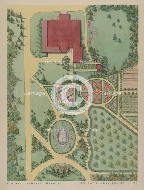 John A. Haven Estate, c. 1936. Creators: Gilbert Sackerman, Tabea Hosier.