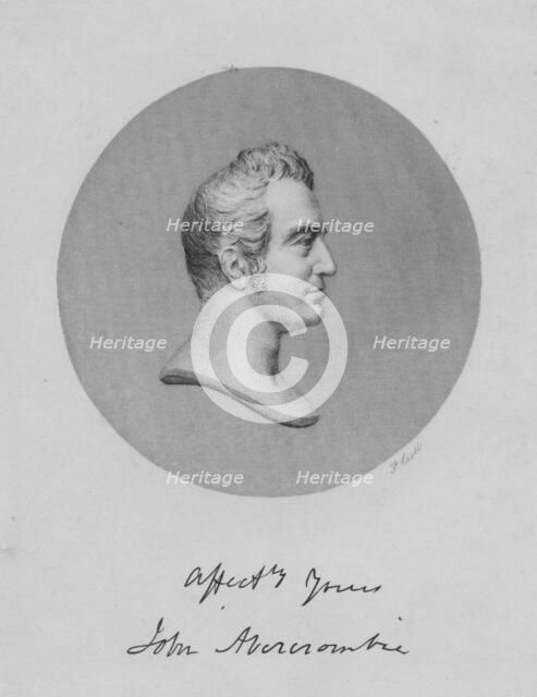 'John Abercrombie', (c1850). Creator: Francis Croll.