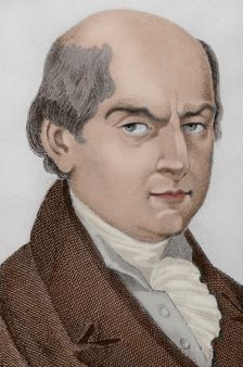 John Adams, (1735-1826), American politician, leader of the American Revolution, 1837, (1850). Creator: Emile Louis Vernier