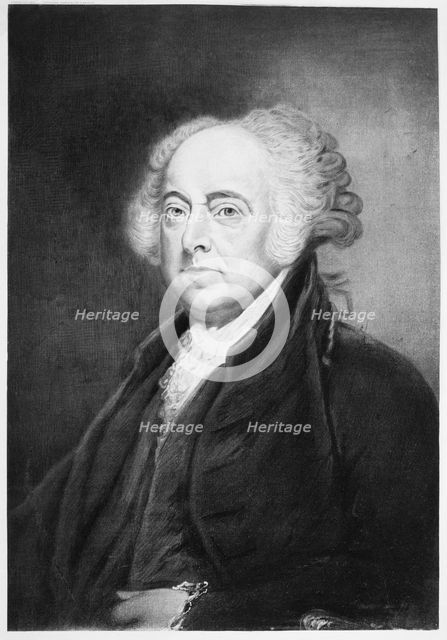 John Adams, 2nd President of the United States of America Creator: Unknown.