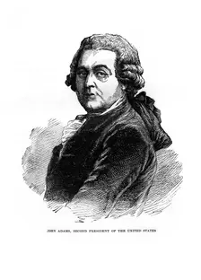 John Adams, the second President of the United States, 1872