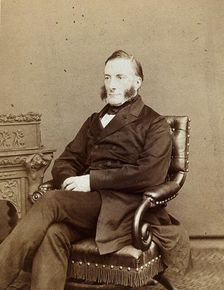 John Addington Symonds, 1867. Creator: Ernest Edwards