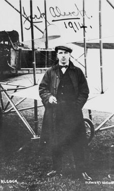 John Alcock (1892-1919), British aviator, 1914