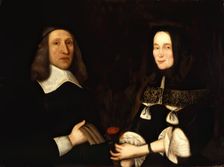 John Alexander and his wife Marjory Jamesone, c1630. Creator: George Jamesone