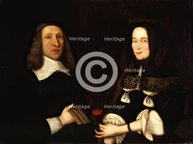 John Alexander and his wife Marjory Jamesone, c1630. Creator: George Jamesone.