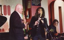 John Altman and Julian Marc Stringle, NJA Benefit, 100 Club Oxford Street, London, 2008. Creator: Brian Foskett