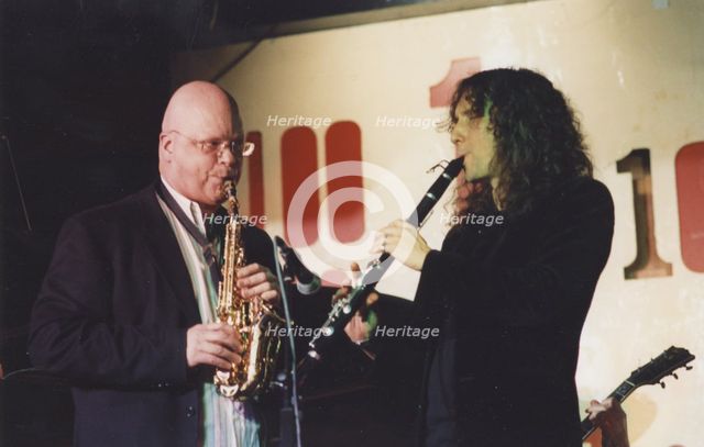 John Altman and Julian Marc Stringle, NJA Benefit, 100 Club Oxford Street, London, 2008. Creator: Brian Foskett.