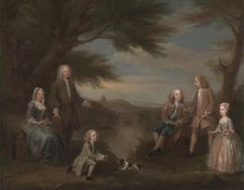 John and Elizabeth Jeffreys and Their Children, 1730. Creator: William Hogarth