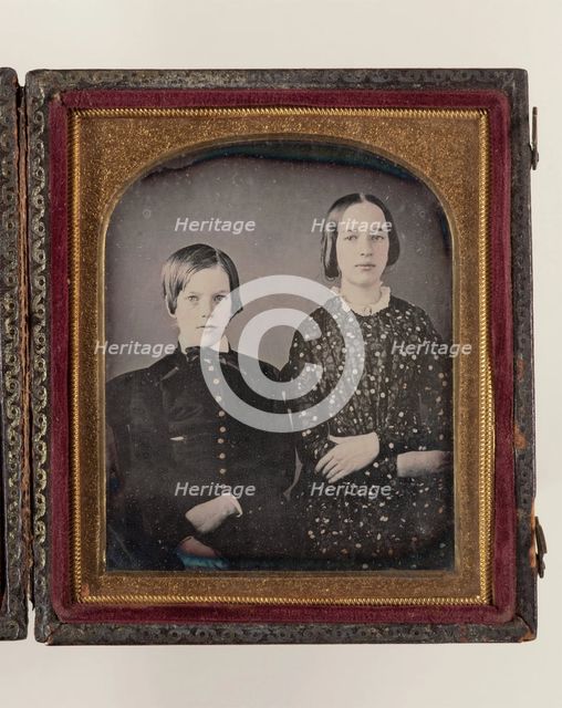 John and Mary Hoyt, c1850. Creator: Unknown.