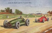 John B. Heath and his 1 1/2 Litre Alta c1953