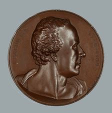 John Bacon, R.A., Art Union of London medal, 1864. Creator: Joseph Wyon