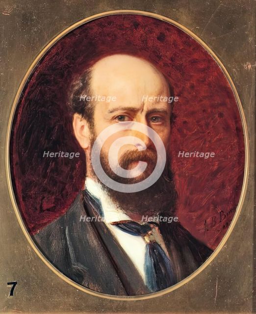 John Bagnold Burgess, Self Portrait, 1884. Creator: John Bagnold Burgess.