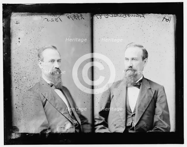 John Baker of Indiana, 1865-1880. Creator: Unknown.
