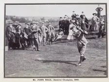 John Ball, British Amateur Champion, 1910. Creator: Unknown