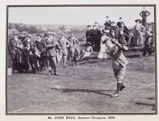 John Ball, British Amateur Champion, 1910. Creator: Unknown