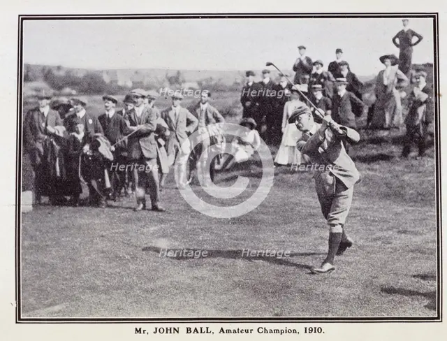 John Ball, British Amateur Champion, 1910. Creator: Unknown.