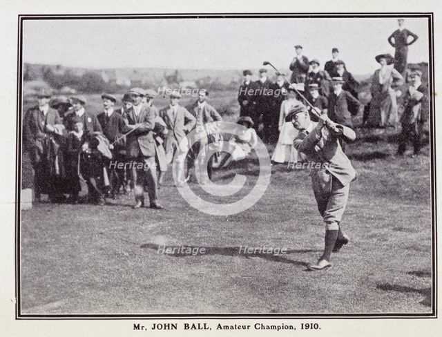 John Ball, British Amateur Champion, 1910. Creator: Unknown.