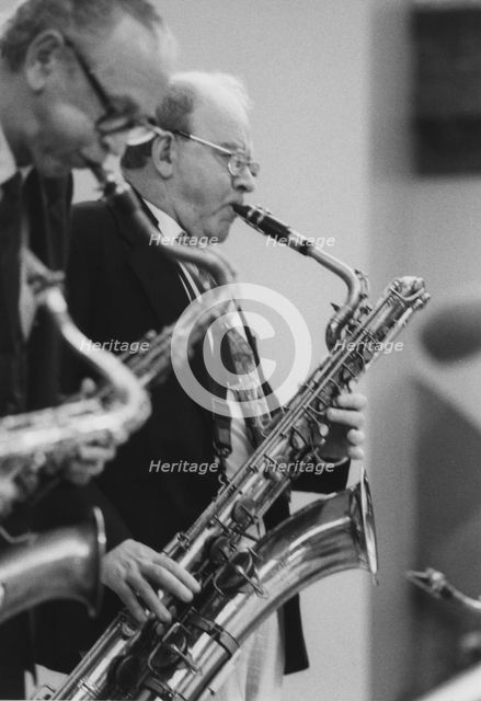 John Barnes, Bob Wilber, Cleethorpes Jazz Festival, 2007. Creator: Brian Foskett.