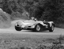 John Barnes in the Wiscombe Hill Climb, Devon, July 1966