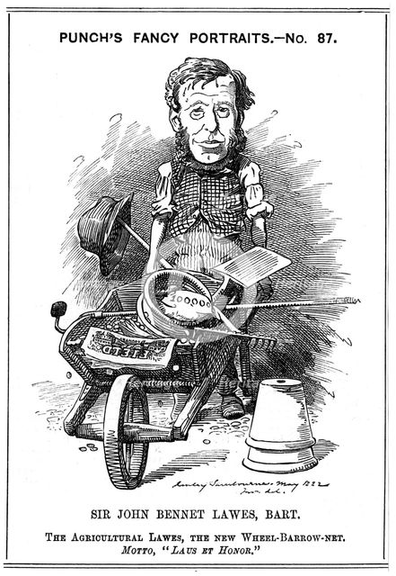 John Bennett Lawes, English agriculturalist, 1882.  Creator: Edward Linley Sambourne.
