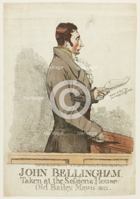John Bellingham, n.d. Creator: Denis Dighton.